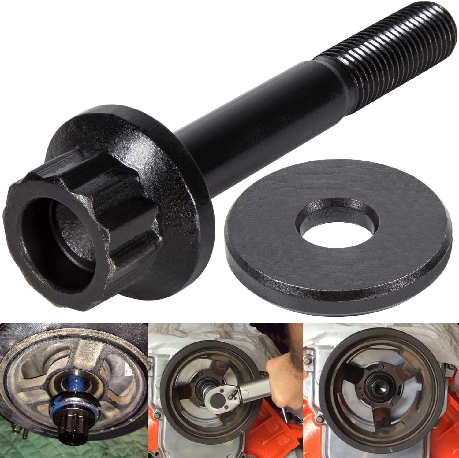 2342503 Tornillo de equilibrador armónico para motores Chevrolet Gen IIIIV LS1 LS2 LS3 LS6 bloque pequeño 4.8L  5.3L  5.7L  6.0L  6.2L (excepto LS7)