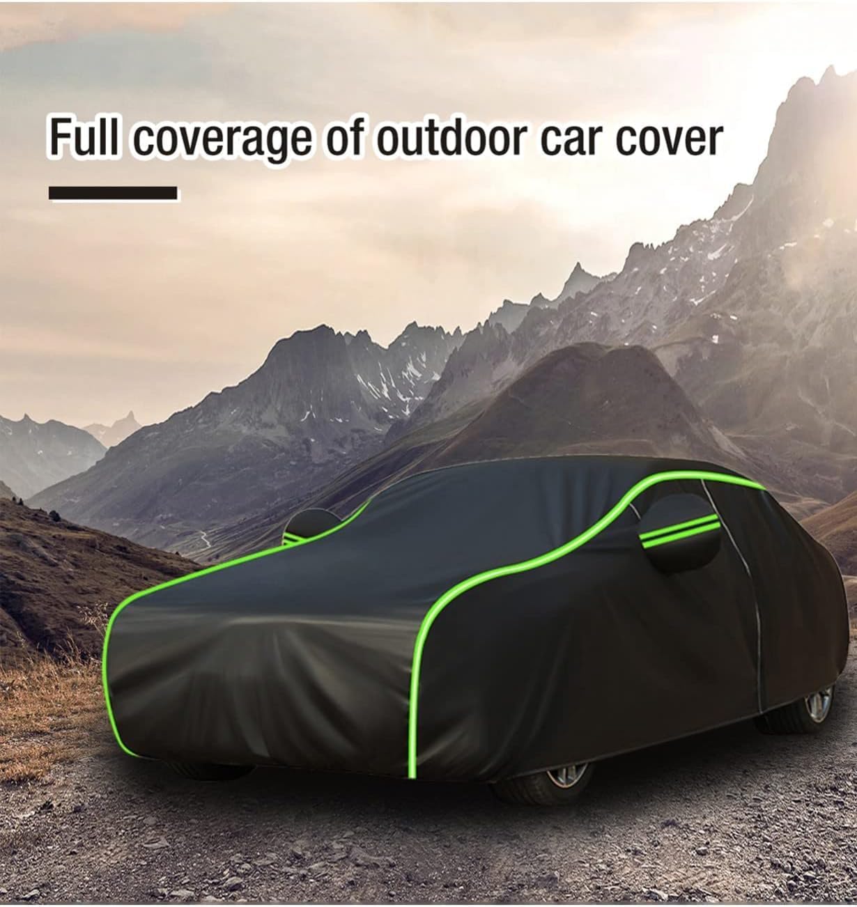 Funda para automóvil compatible con Audi Q2Q3Q4Q5Q6Q7Q8, funda impermeable para todo tipo de clima, cubierta exterior completa impermeable para