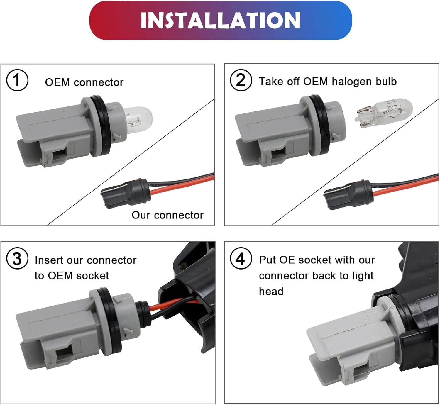 AUYICH Luces LED de posición laterales compatibles con Silverado Sierra 2500HD 3500HD 1999-2014 de repuesto, luces indicadoras traseras rojas