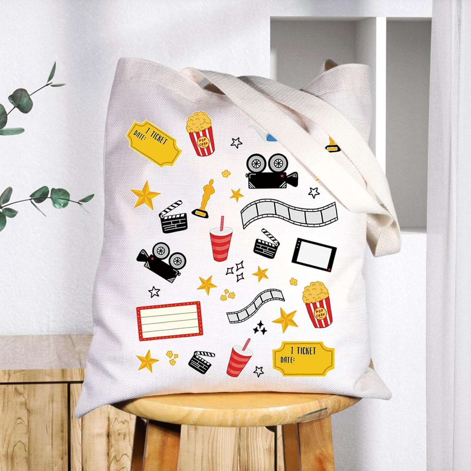BWWKTOP Bolso de mano para amantes de la película del cine, regalos de los fanáticos del cine, bolso de hombro de noche de cine