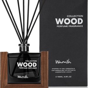 Scent Décor Juego de difusor de varillas de lujo para el hogar, con varillas perfumadas y recarga de aceite esencial en botella de vidrio, marco de Scent Décor Juego de difusor de varillas de lujo para el hogar, con varillas perfumadas y recarga de aceite esencial en botella de vidrio, marco de