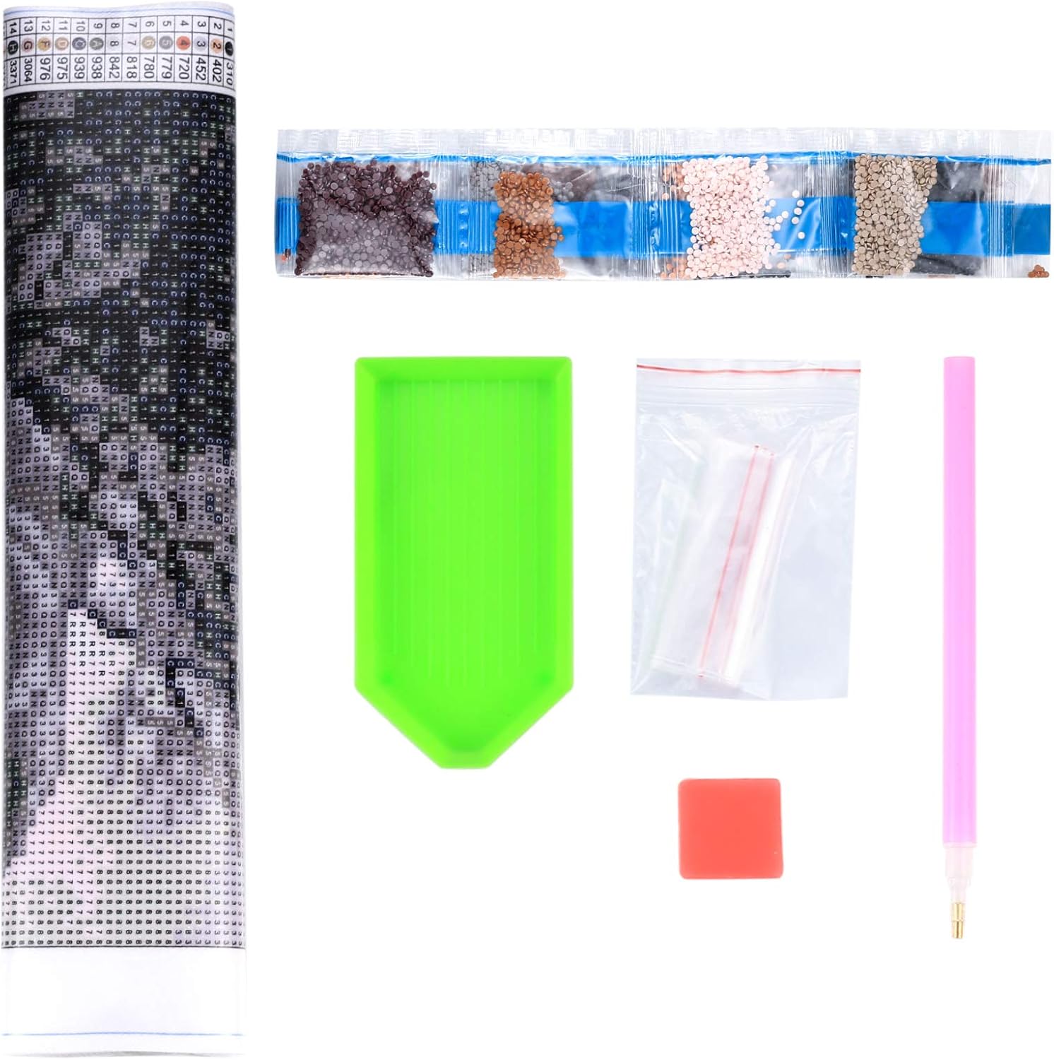 Xujinsongg Kit de pintura de diamante 5D, kit de pintura digital, tema de dibujos animados de anime para bricolaje, imagen artística completa de