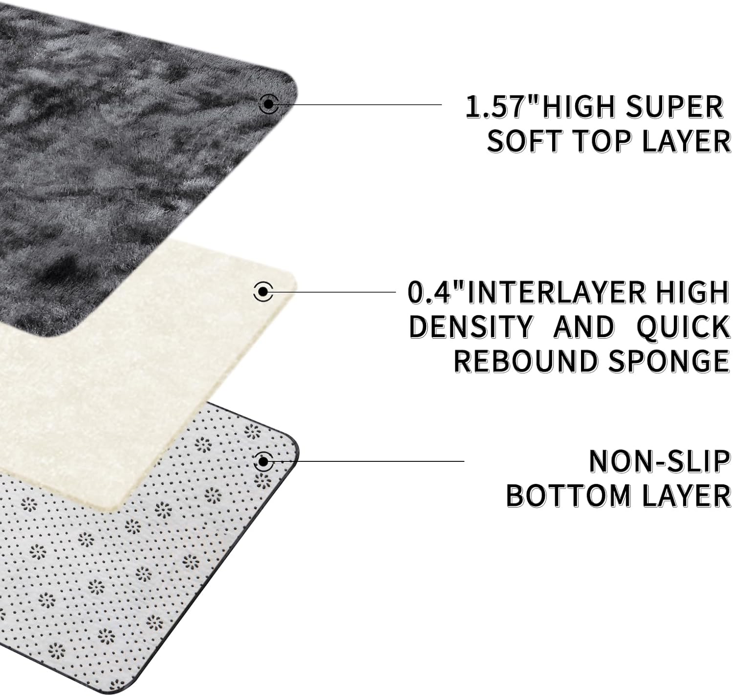Sour Lemon Alfombras de área de 8 x 10 pies para dormitorio, sala de estar, alfombra de área grande, alfombra peluda de felpa suave, alfombra de