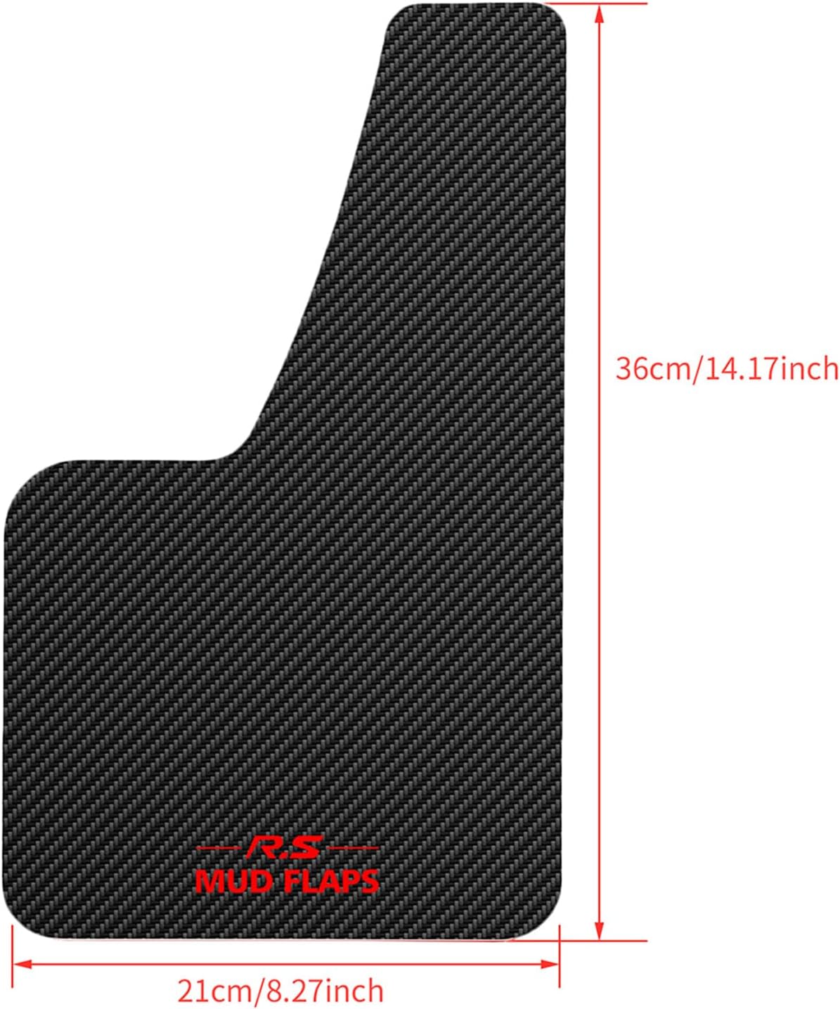 XUKEY 4 aletas universales negras para coche, SUV, furgoneta, hatchback, UTV, ATV, delanteras, traseras, guardabarros, guardabarros, guardabarros,