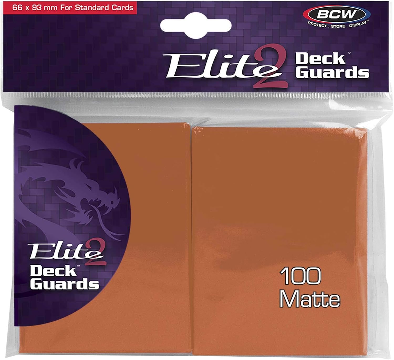 BCW Deck Guard Elite2 Fundas para tarjetas mate antirreflejos – Otoño