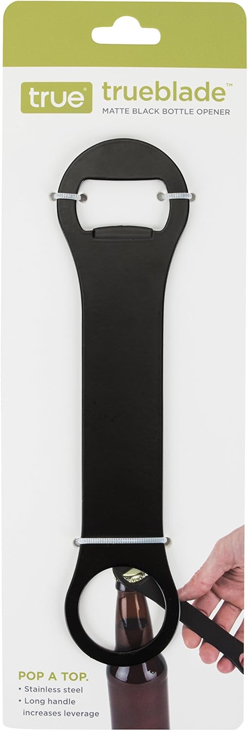 True Blade in Matte – Abridores de botellas, color negro