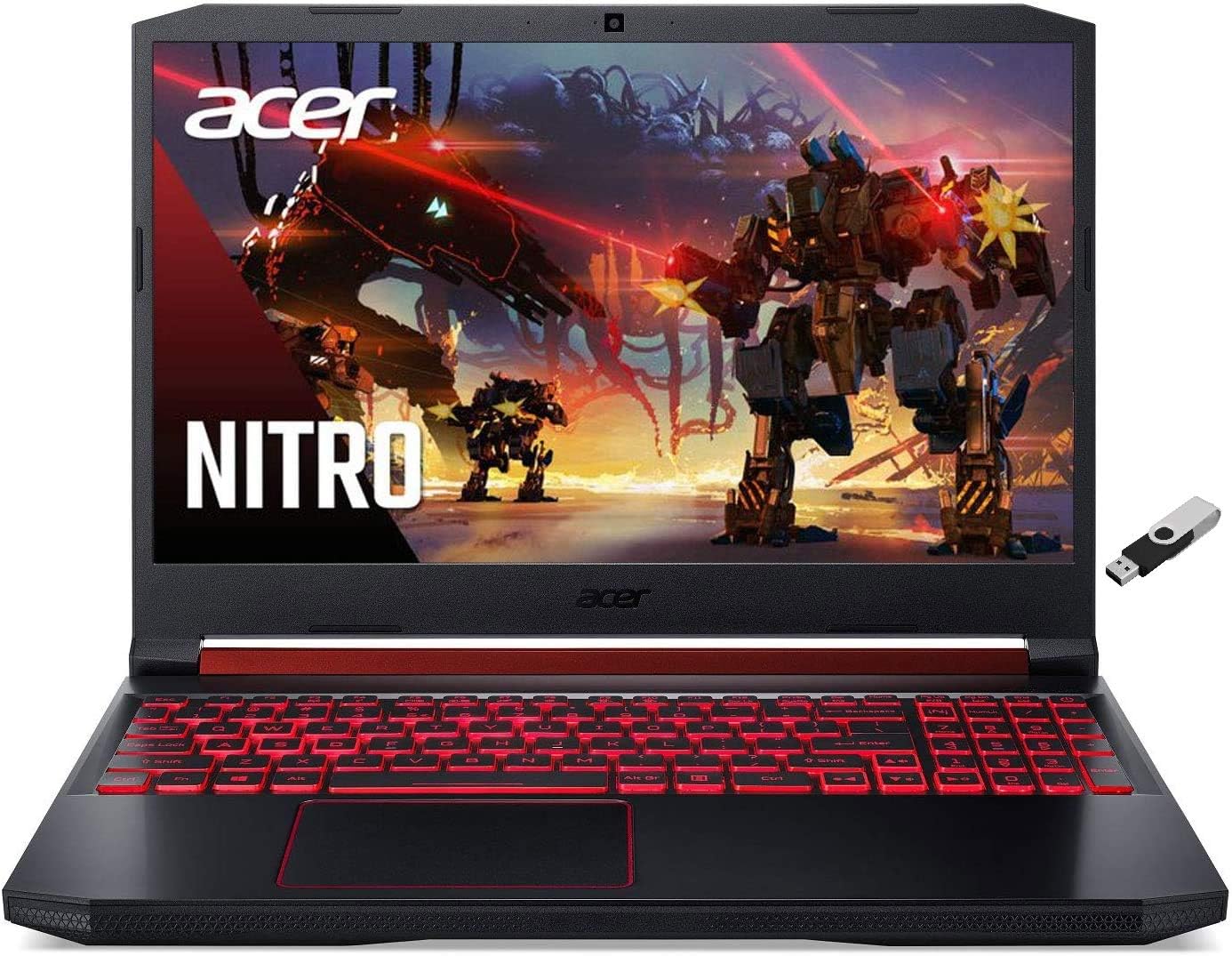 acer Laptop para juegos Nitro 5 AN515 2022  Intel Core i7-11800H de 8 núcleos  NVIDIA GeForce RTX 3050 Ti 4GB  DDR4 de 16 GB  SSD de 512 GB  15.6