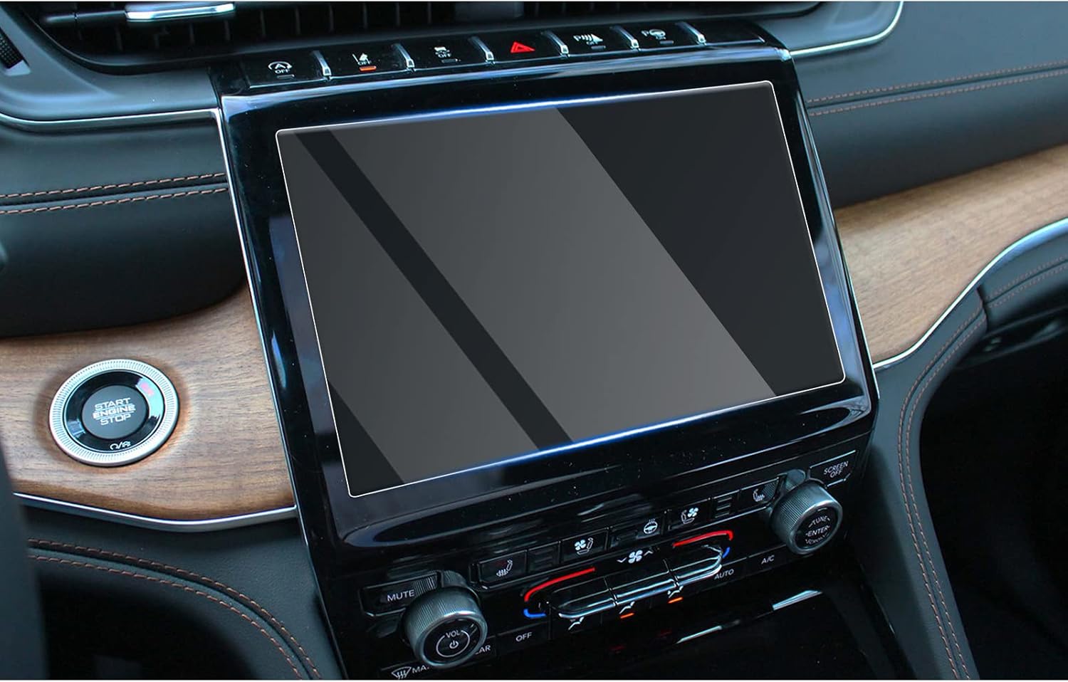 CDEFG Protector de pantalla Grand Cherokee L 2022 2023 para Grand Cherokee 2022 2023 Protector de pantalla táctil de 10.1 pulgadas, láminas de