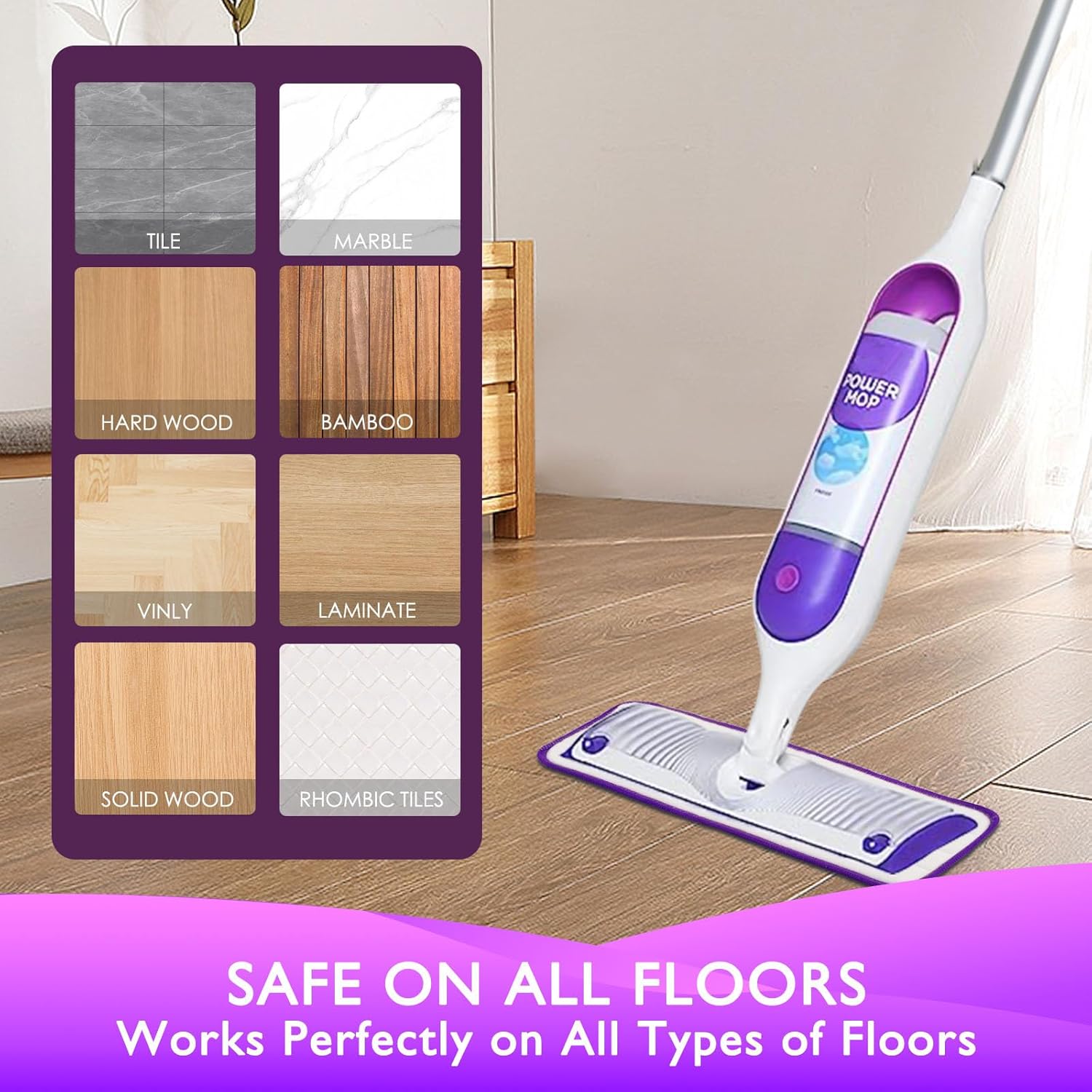Almohadillas reutilizables para mopa eléctrica compatibles con Swiffer PowerMop – Recambios de almohadillas Swifter Power Mop – Almohadillas de