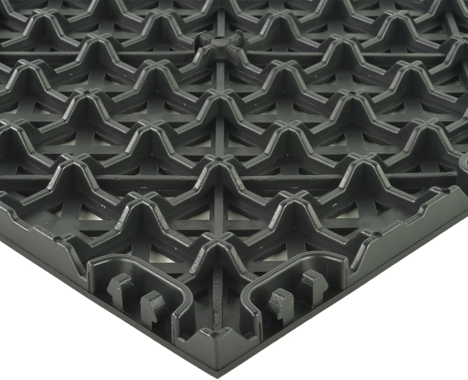 Greatmats StayLock – Azulejos perforados, 1 x 1 pie x 0.5 pulgadas, cubierta de área húmeda para exteriores, paquete de 26