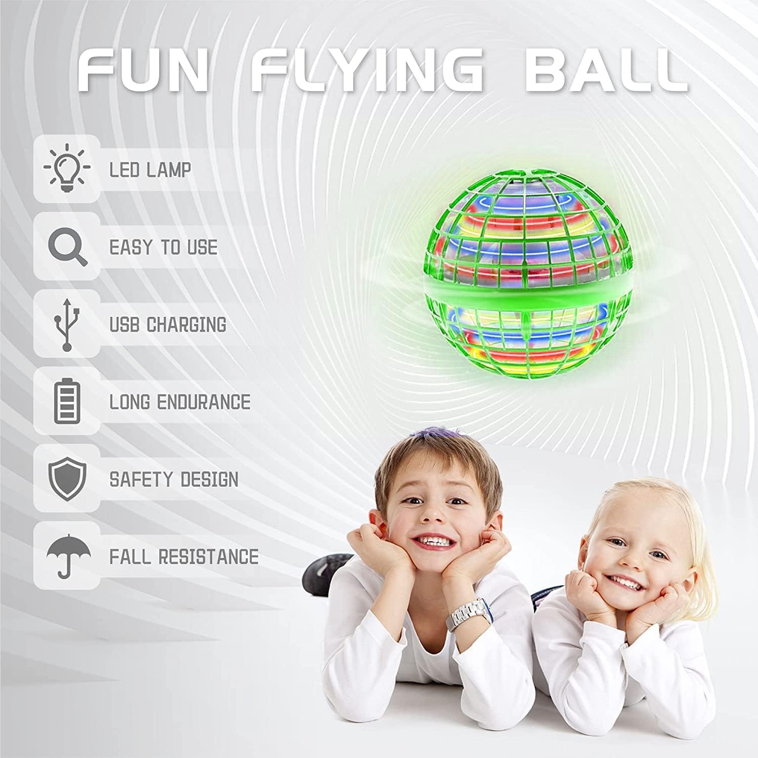 Juguete de bola de orbe volador 2023, juguete volador Boomerang Fly Spinners para niños y adultos, juguete de bola voladora para interiores y