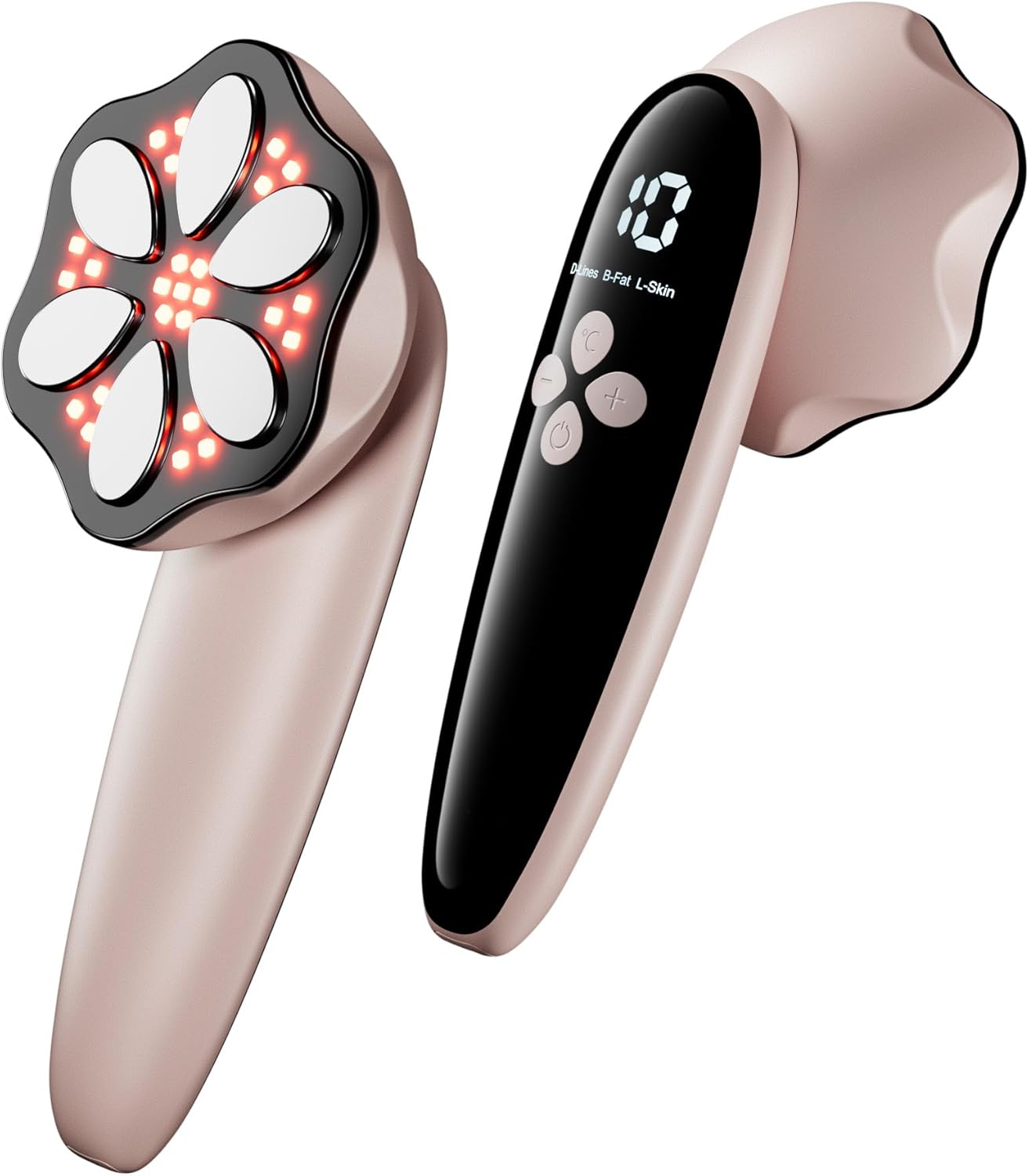 Depsoul Masajeador de celulitis, máquina de escultura corporal mejorada 4 en 1, removedor inalámbrico de celulitis con 4 modos, 10 niveles para