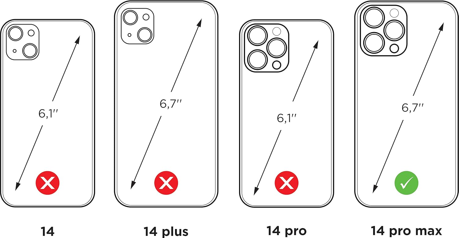 Funda de piel protectora para iPhone 14 Pro Max – Modelo patentado – Ultra fina – Fabricada en Francia con piel natural – Verde