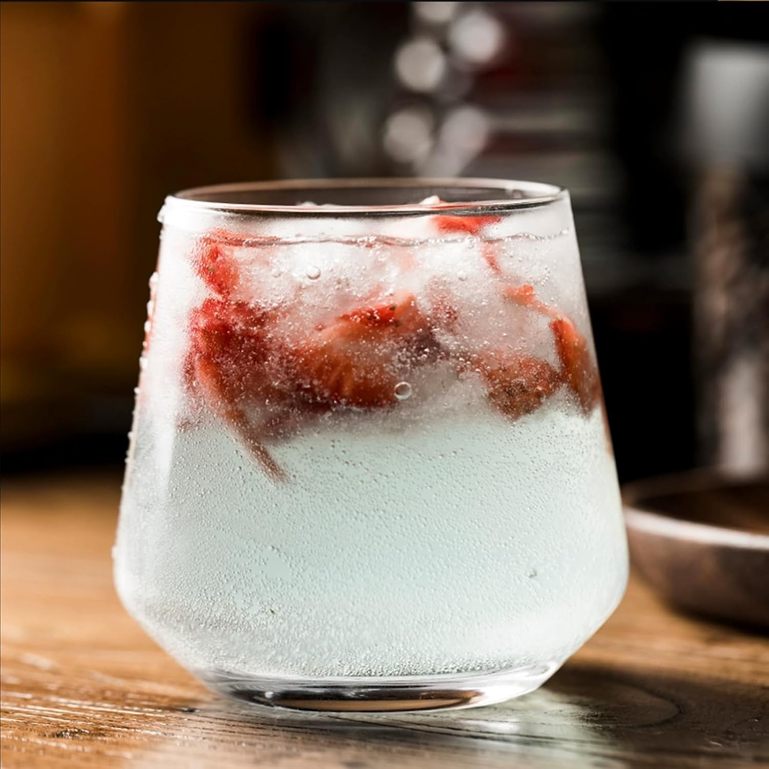Cadamada Copas de vino de 13 onzas, juego de 12 copas de vino sin tallo, para vino tinto o blanco, jugo, cerveza, agua con gas, banquete de alta