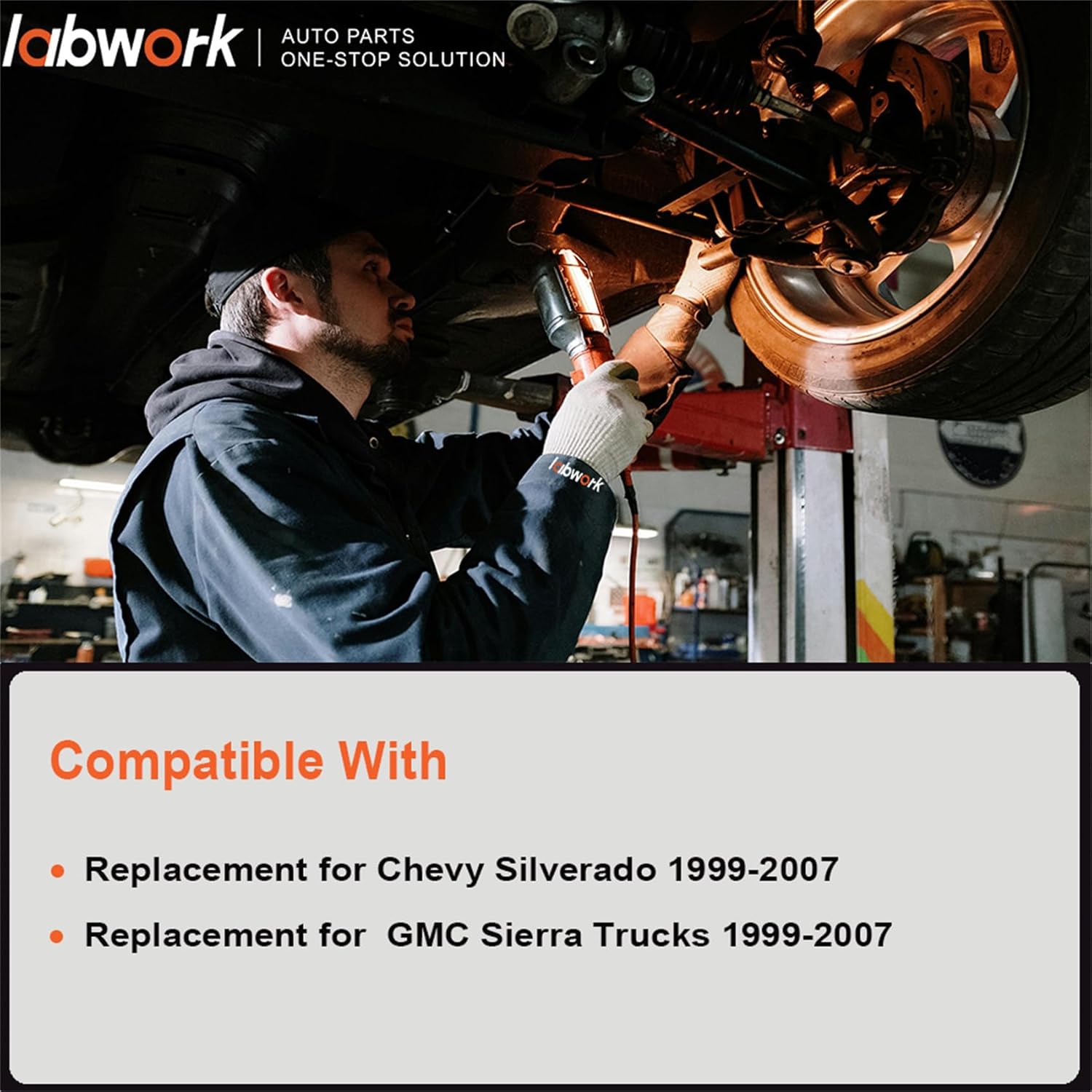 labwork Reemplazo del kit de caída de bajada de muesca C y abatible de eje trasero para Chevy 1999-2007