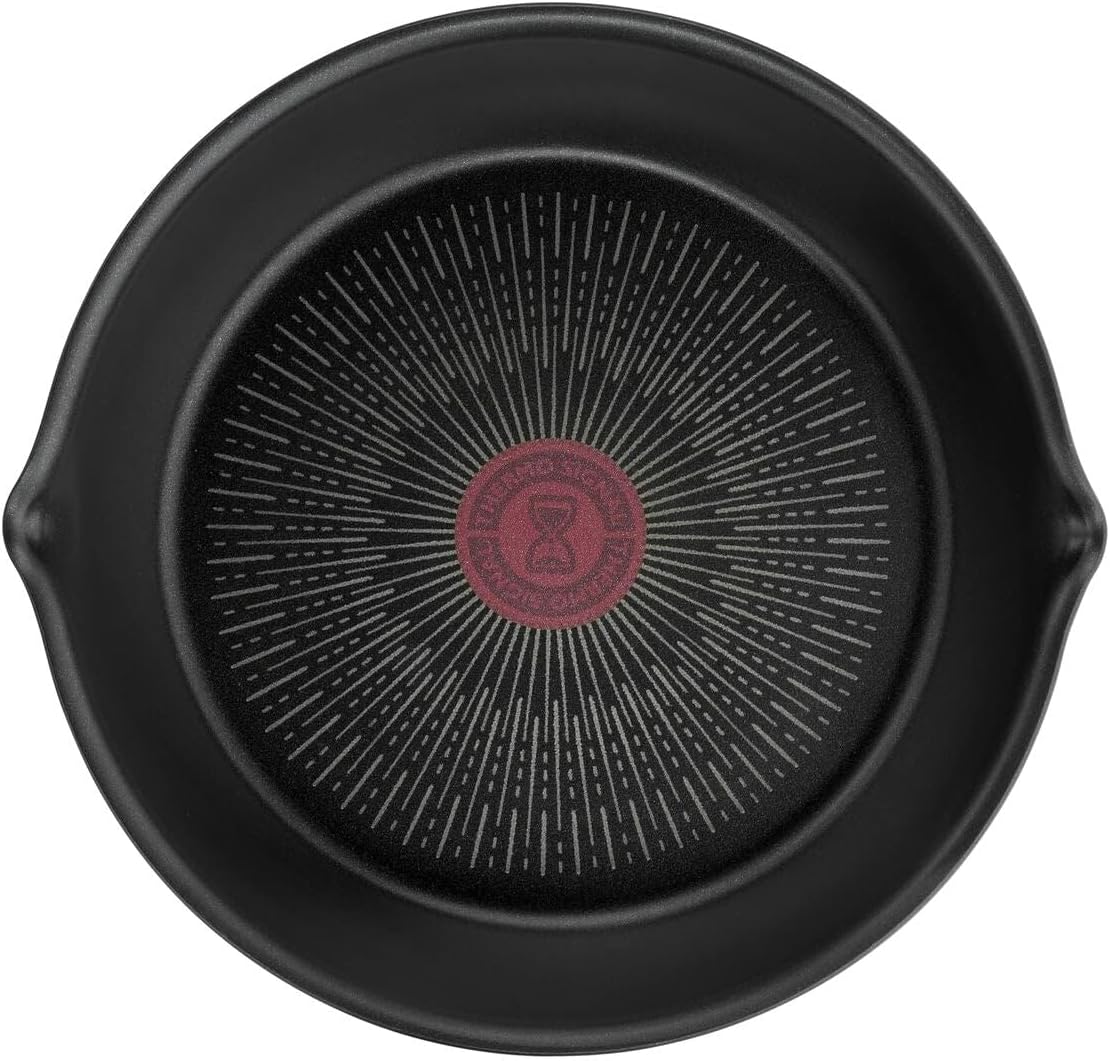 Tefal Ingenio Deep Frying Pan 26 cm, Induction, Non-Stick Coating, Cooking Start Indicator, Stackable, Dishwasher-Safe, Made in France, Eco Resist