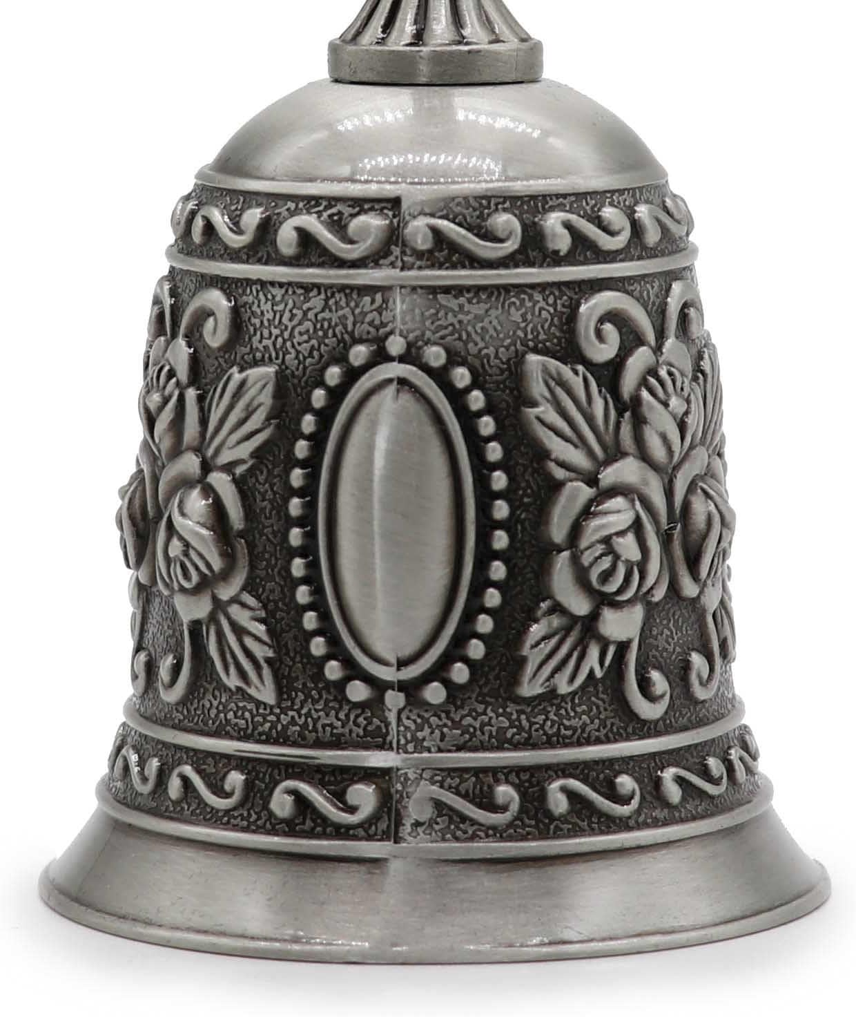 Campana de mano, campana de llamada de metal, alarma de servicio de mano, campana de escritorio, campana de té, campana de juego, campana de