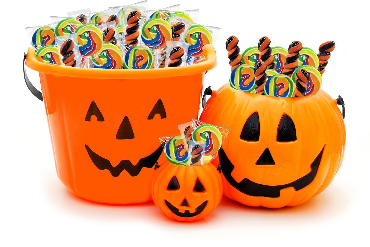 Fruidles Paleta variada de remolinos de Halloween, sabor a fruta mixta, envuelta individualmente (paquete de 12)