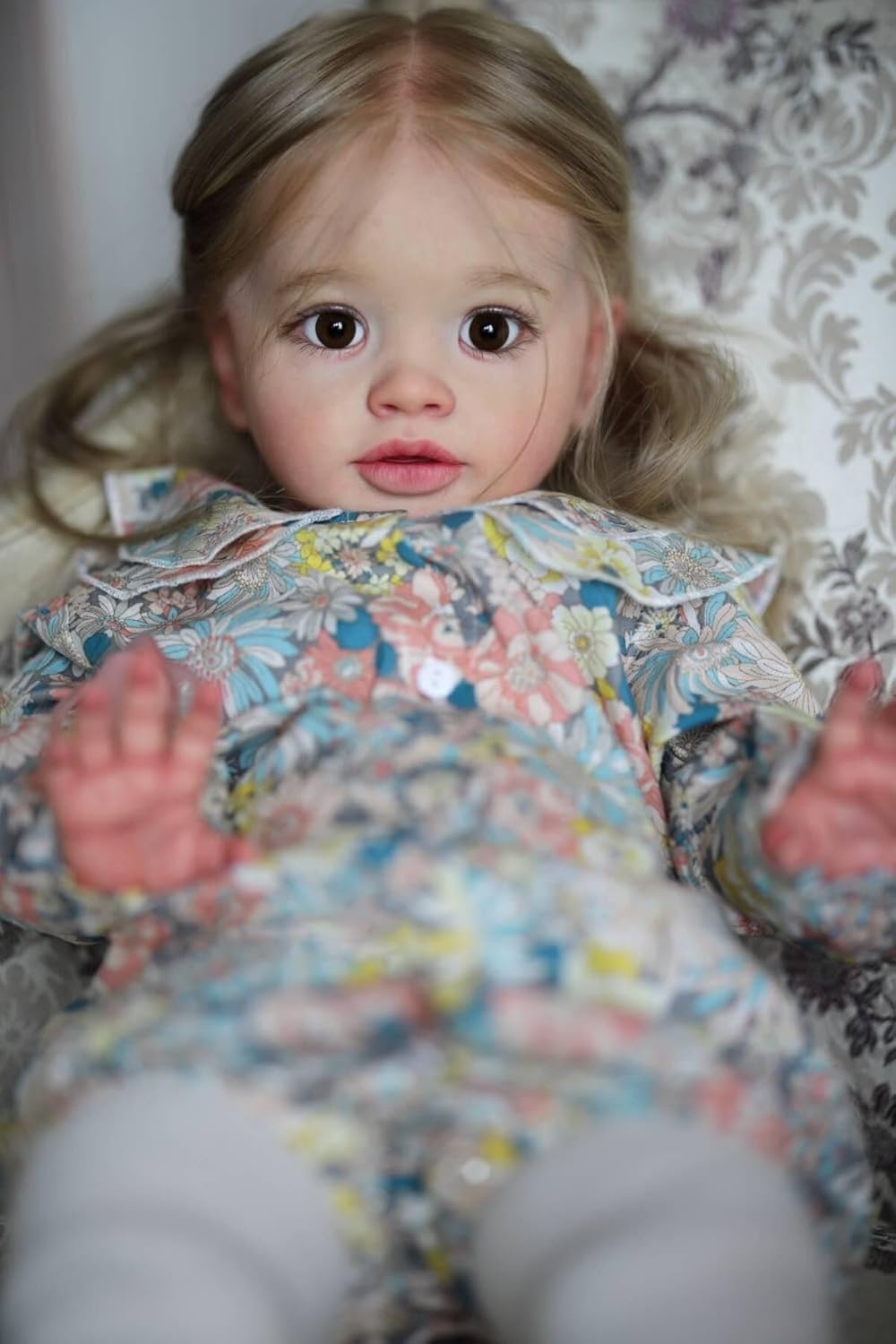Pinky Lifelike – Muñecas de bebé Reborn de 26 pulgadas y 26.0 in, adorable muñeca de silicona para niños pequeños, aspecto realista, muñecas de bebé