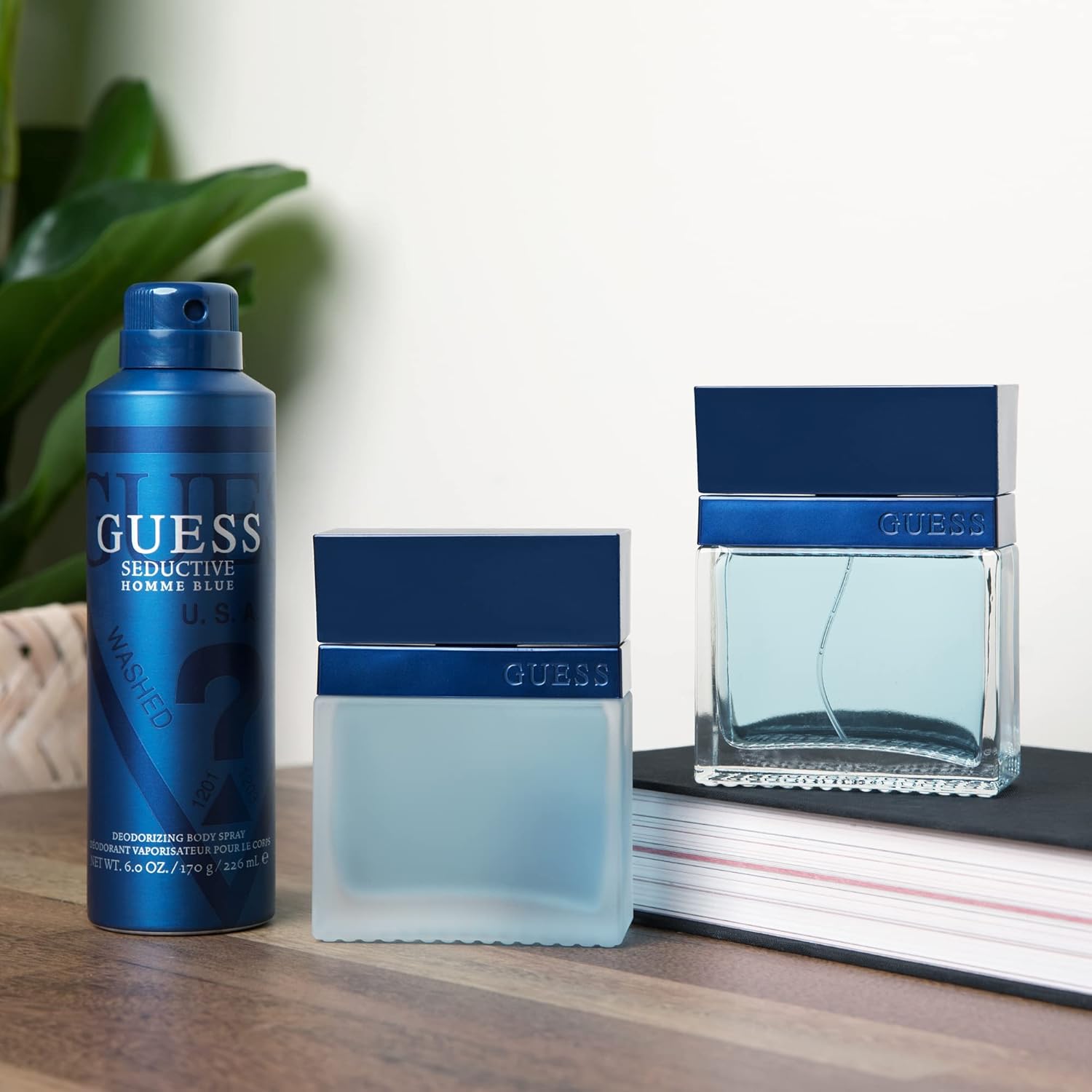 GUESS Seductive Blue Eau de Toilette para hombre, 1 fl oz