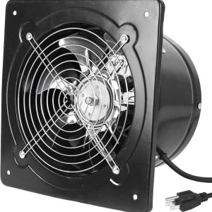 Ventilador de escape con enchufe, ventilador de ventilación a través de la pared de 10 pulgadas 1088CFM con motor de cobre puro ligero, para Ventilador de escape con enchufe, ventilador de ventilación a través de la pared de 10 pulgadas 1088CFM con motor de cobre puro ligero, para