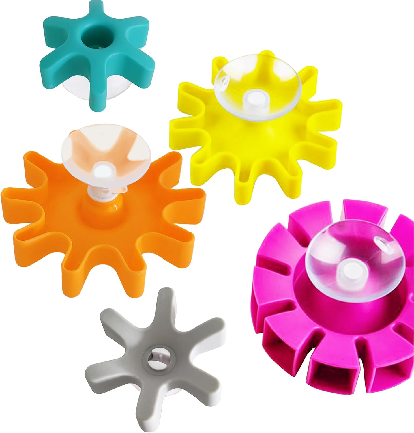 Juguetes de baño de succión para niños pequeños  Juguetes de baño giratorios para niños de 4 a 8 años  Juguetes de baño para recién nacidos Bañera,