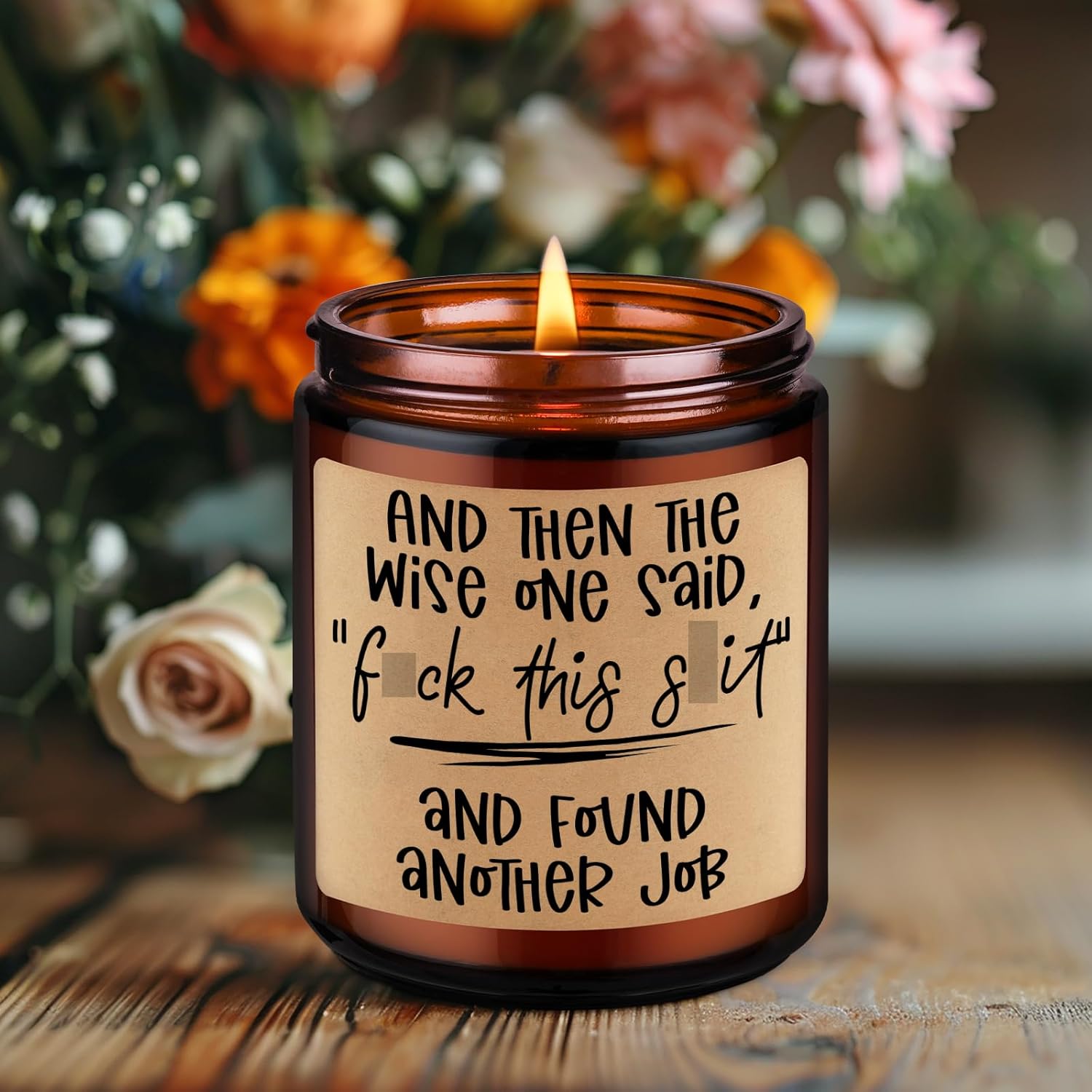 Miracu Velas perfumadas  Regalos para dejar de trabajar, nuevo regalo de trabajo para mujeres y hombres  Divertidos regalos para salir de compañeros