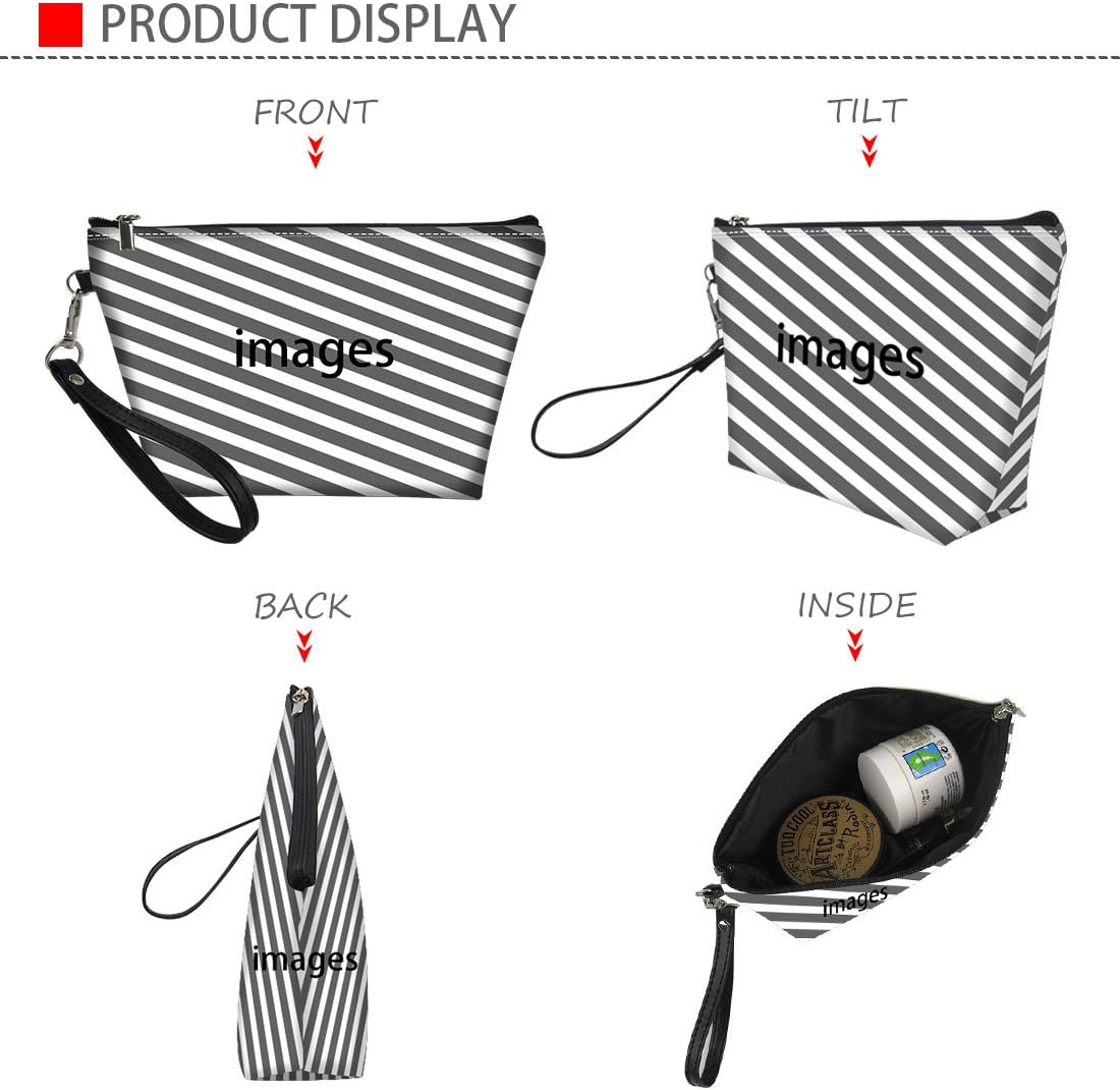 AFPANQZ Bolsa negra para enfermera, bolsa de maquillaje de viaje para mujeres, organizador de cosméticos, bolsa de almacenamiento impermeable con