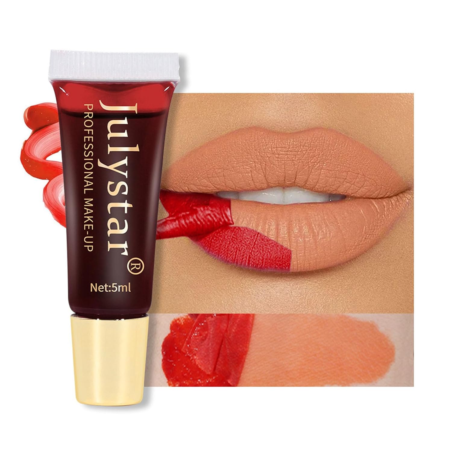 Tinte de labios despegable, esmalte de labios despegable, brillo de labios de color de tatuaje, taza antiadherente, tinte de labios para maquillaje