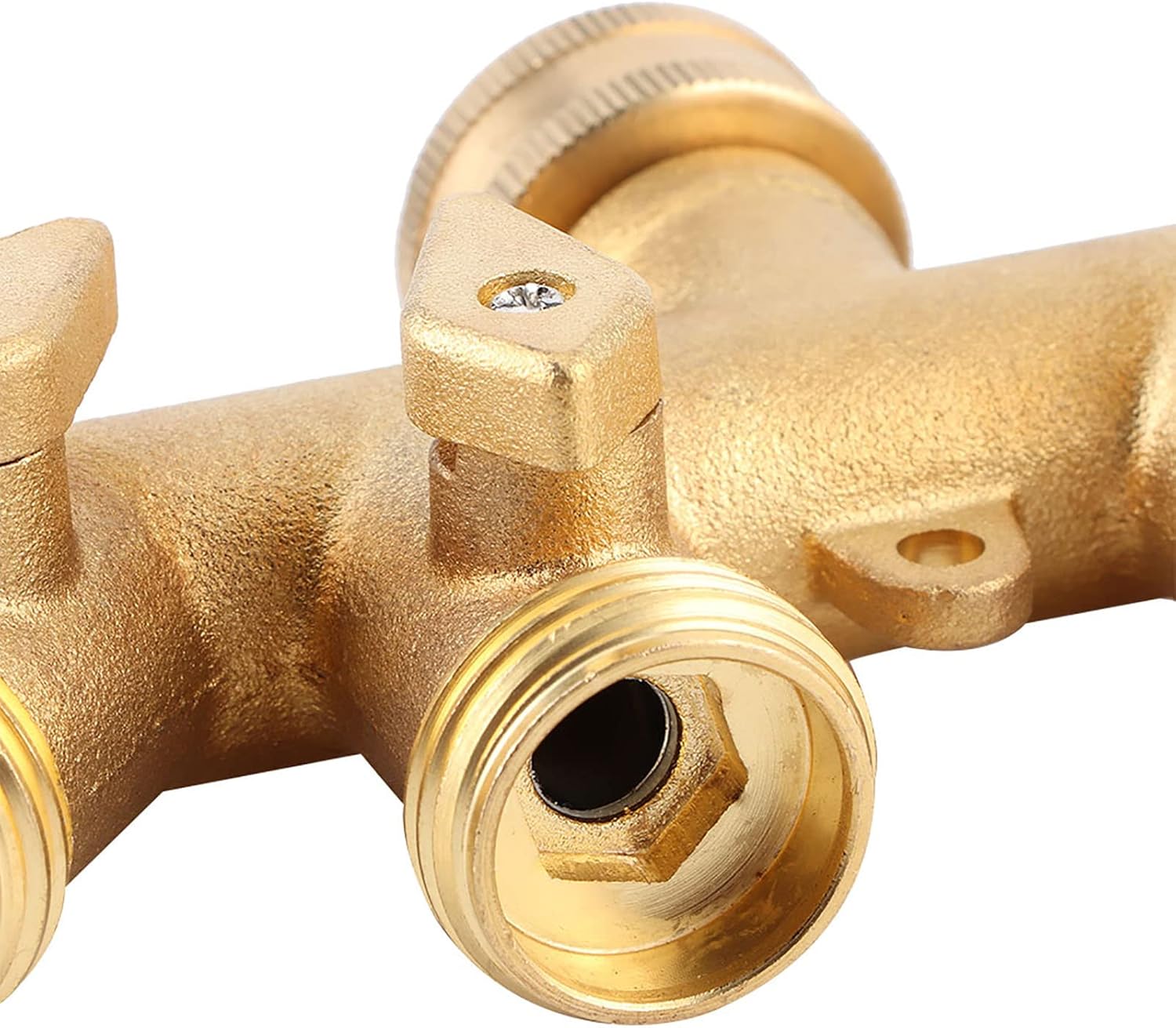Fydun B Garden 4-Way Hose Splitter Hose A Valve Water Faucet Valve Connector B Garden 4-Way Hose for Family