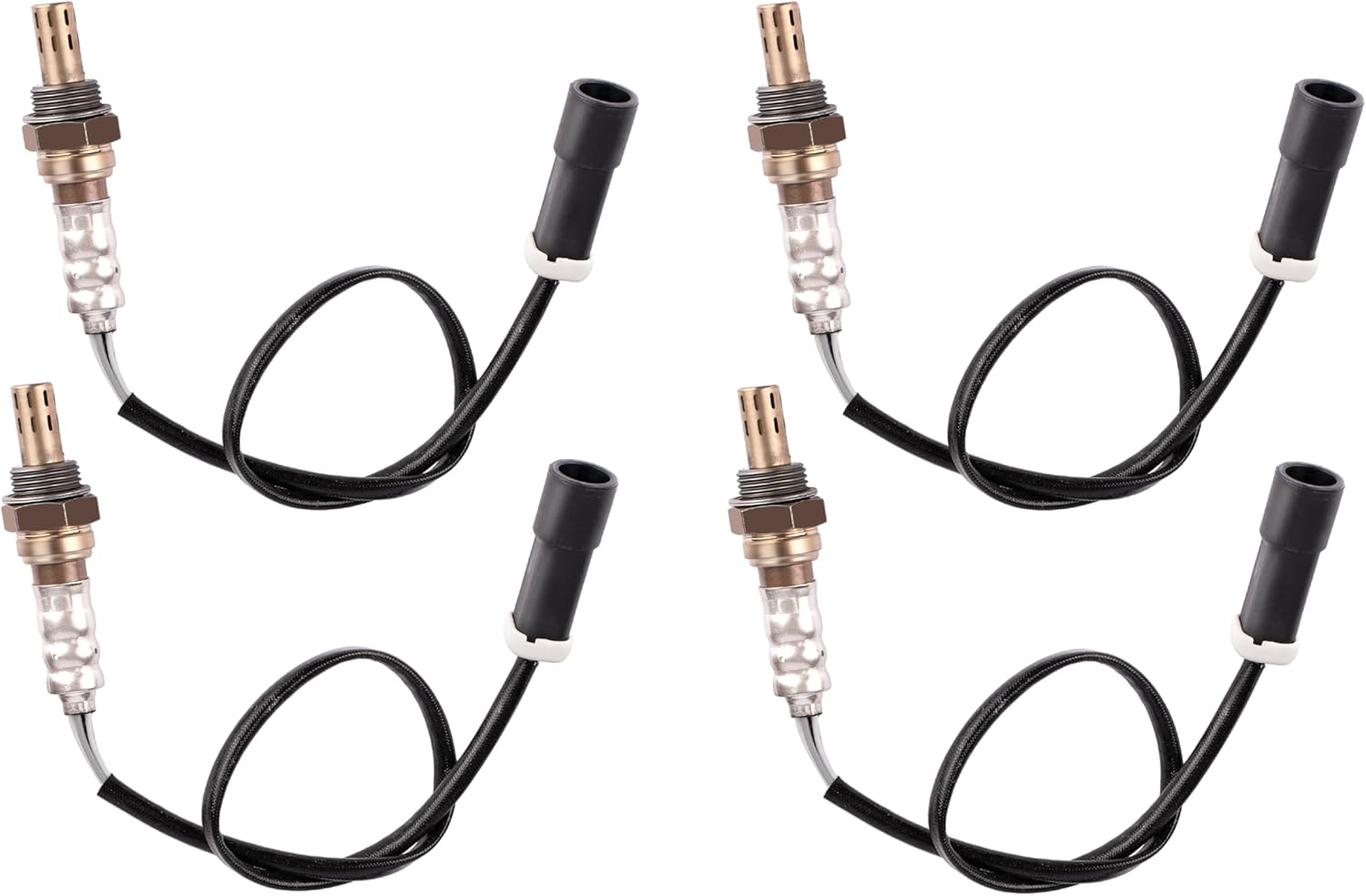 Yeoflagtrade Sensor de oxígeno O2 15716 15717 15718 15719 aguas arriba aguas abajo compatible con Ford Contour E-250 Van E-350 Super Duty E-450