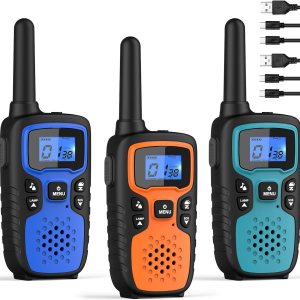 Walkie Talkies para adultos de largo alcance Wishouse – Radios portátiles de 2 vías recargables, accesorios de senderismo, equipo de campamento, Walkie Talkies para adultos de largo alcance Wishouse – Radios portátiles de 2 vías recargables, accesorios de senderismo, equipo de campamento,