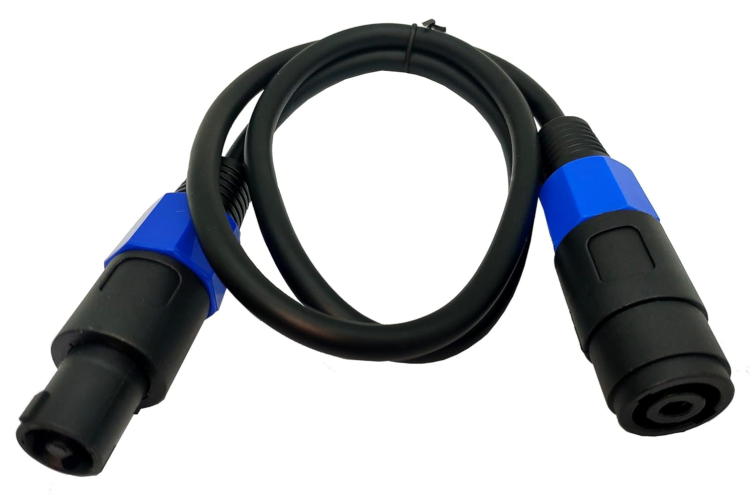 MTUERANC Cables de extensión Speakon macho a hembra, cable Speakon de 18 AWG, con bloqueo giratorio, para DJ PA escenario amplificador audio jack