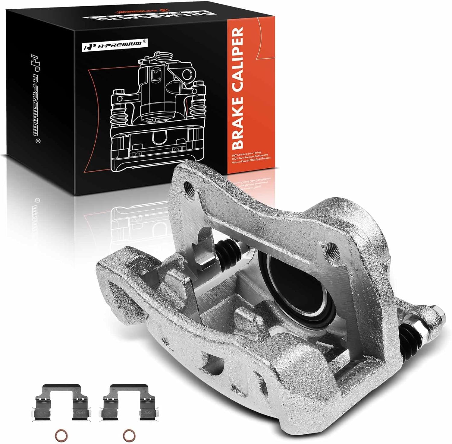 A-Premium Conjunto de pinza de freno de disco con soporte compatible con modelos Hyundai y Kia seleccionados – Tucson 2016-2021, Sportage 2017-2020,