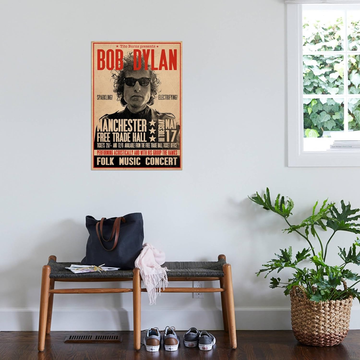 AllPosters Póster de pared Bob Dylan Manchester Free Trade Hall, 23×33
