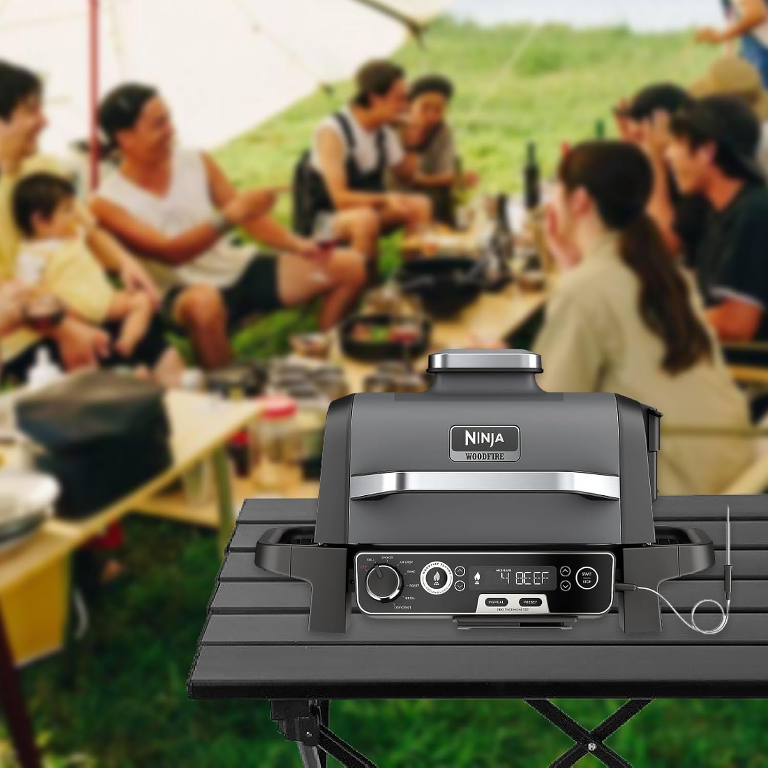 Termómetro de repuesto para sonda de carne Ninja OG751 Woodfire Pro para parrilla y ahumador para exteriores, compatible con Ninja OG700 Series adn