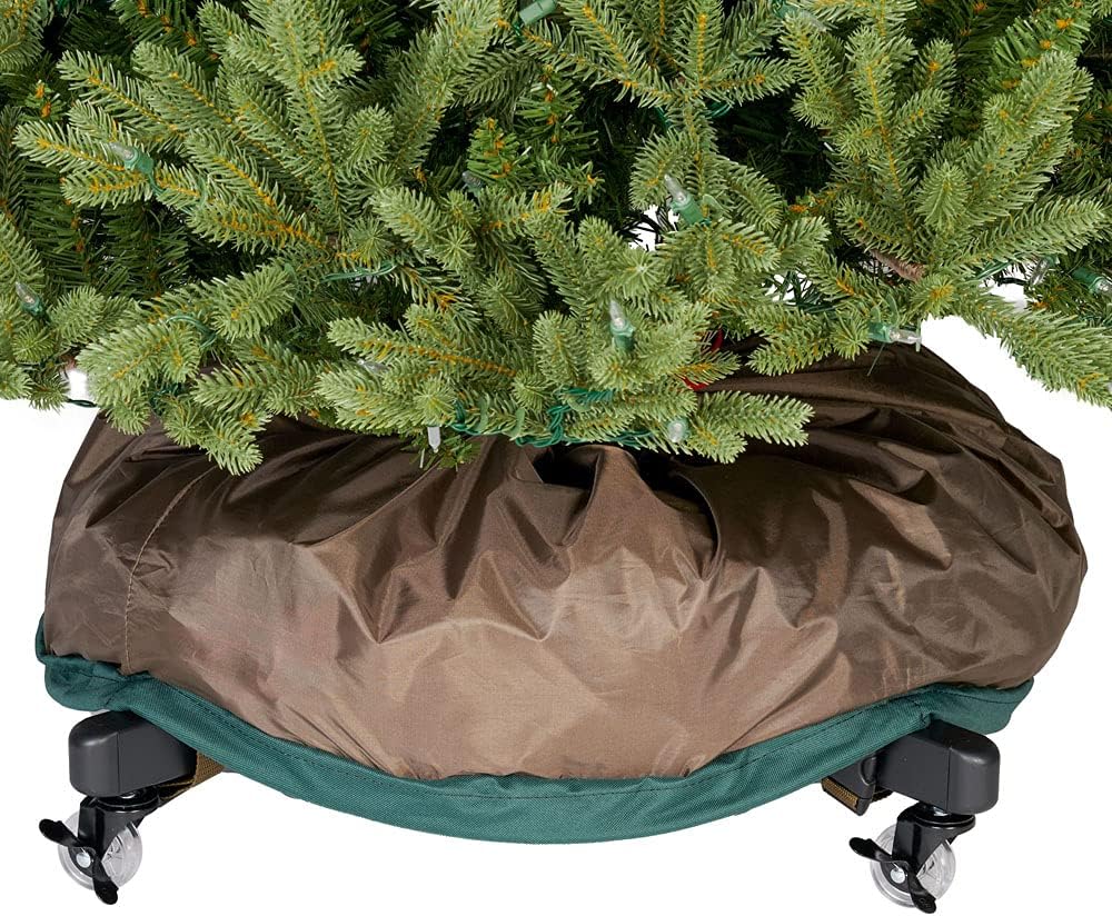 Bolsa de almacenamiento vertical para árboles bolsa de almacenamiento para árbol de Navidad de 9 pies, sostiene árboles artificiales de hasta 9 pies
