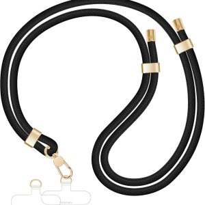 Cordones para teléfono alrededor del cuello, correa cruzada para teléfono celular con hebillas de metal de primera calidad, soporte universal para Cordones para teléfono alrededor del cuello, correa cruzada para teléfono celular con hebillas de metal de primera calidad, soporte universal para
