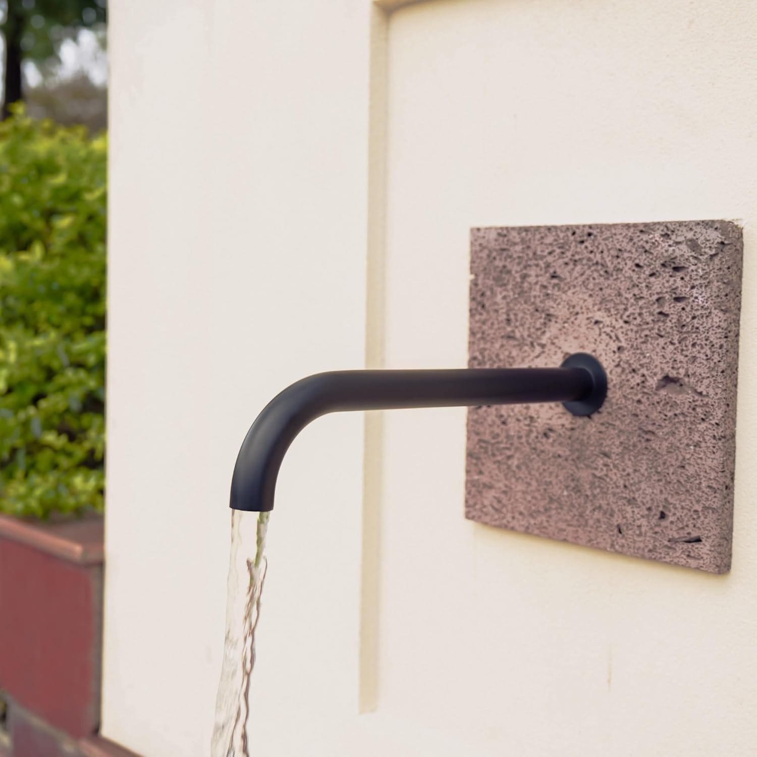 Exquisita boquilla de gancho de cascada hecha a mano de latón macizo para paisaje, fuente de agua, decoración de lujo para piscinas, estanques,