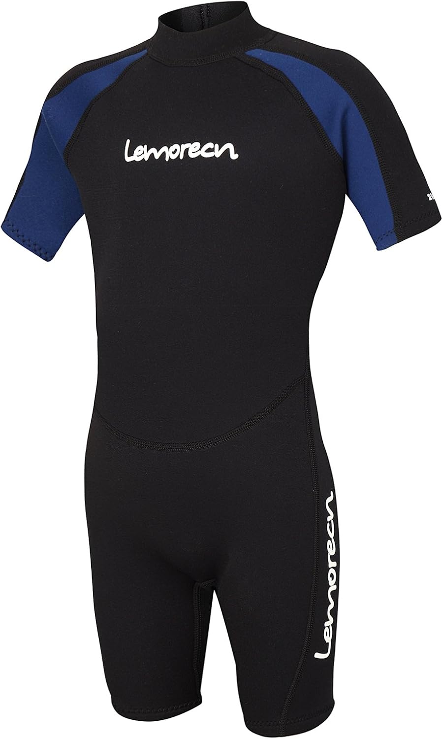 Lemorecn Trajes de neopreno de 0.118 in y 0.079 in para niños, trajes de baño cortos de neopreno prémium para jóvenes