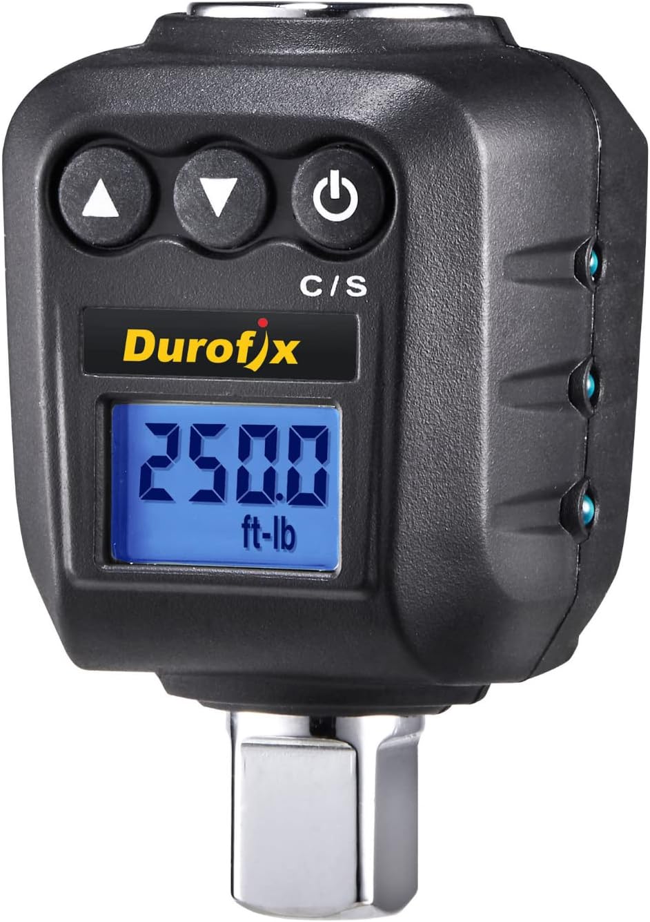 Durofix Adaptador de par digital de 12″ (25-250 ft-lbs) con alerta audibleLED RM602-4A