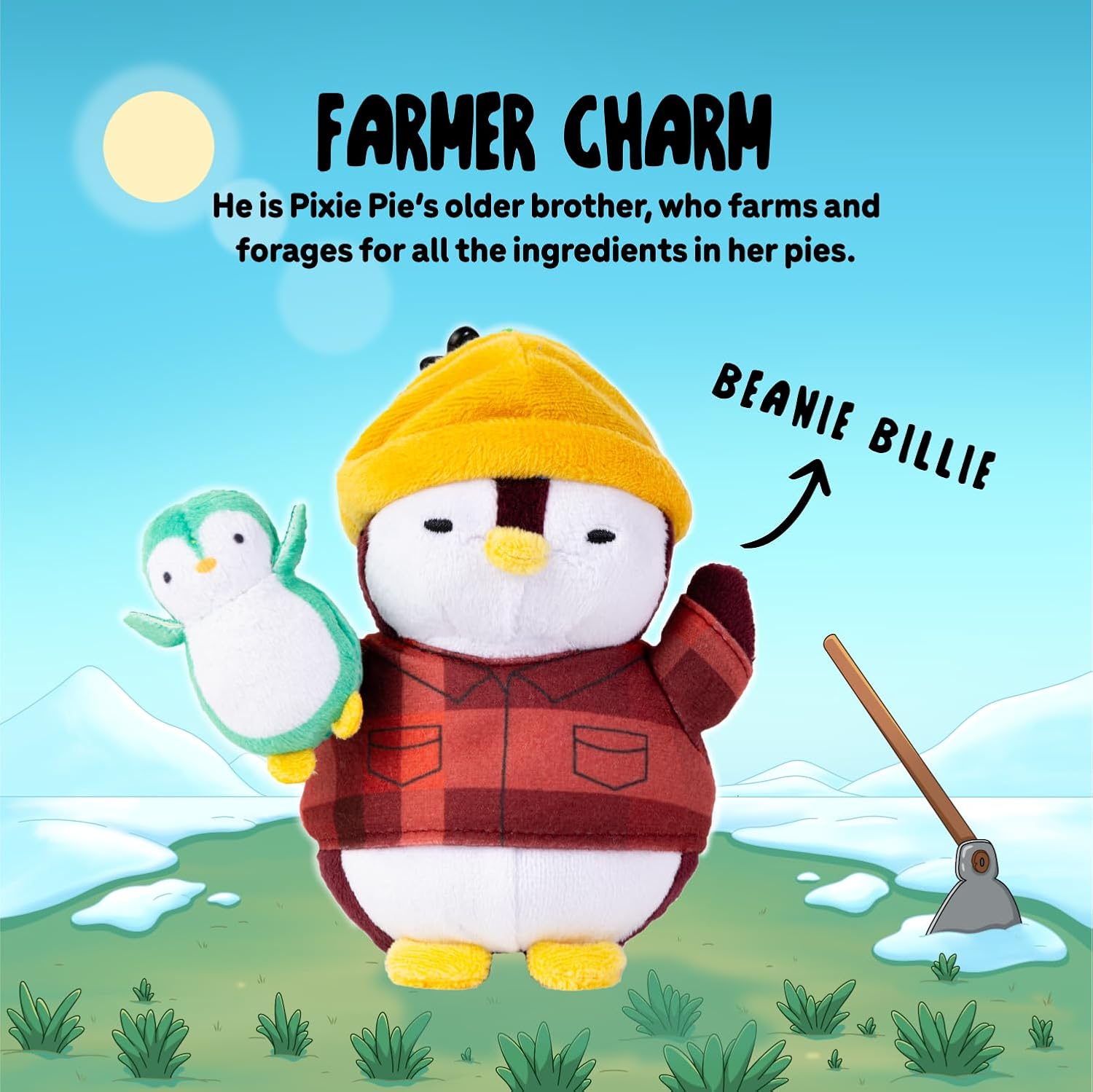 Peluche con clip (Beanie Billy) – Peluche suave de 5.5 pulgadas con clip seguro, animal de peluche coleccionable para personalizar tu mochila, bolsa