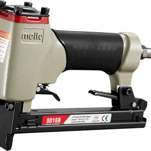 meite 8016B – Engrapadora de tapicería, calibre 21, corona de 12 pulgada, grapadora neumática de alambre fino de 14 a 58 pulgadas meite 8016B – Engrapadora de tapicería, calibre 21, corona de 12 pulgada, grapadora neumática de alambre fino de 14 a 58 pulgadas