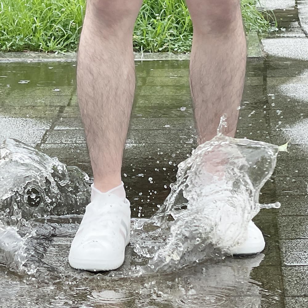 Fundas de goma de silicona impermeables para la lluvia, antideslizantes, fáciles de usar, resistentes al agua, protectores de ciclismo al aire libre