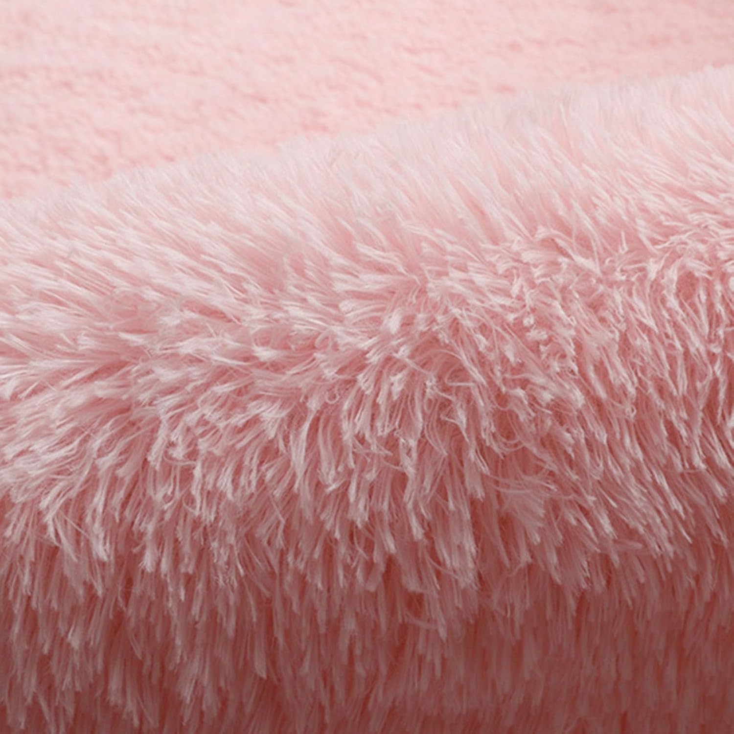 Alfombras redondas para dormitorio, suaves y esponjosas, antideslizantes, grandes para sala de estar, dormitorio, habitación de los niños,