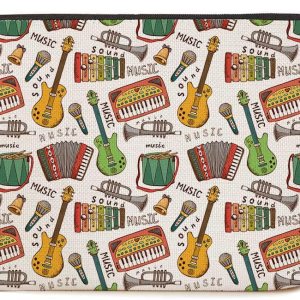 Regalos para amantes de la música, bolsa de maquillaje musical, bolsa de viaje para cantantes, amantes de la música, Guitar Regalos para amantes de la música, bolsa de maquillaje musical, bolsa de viaje para cantantes, amantes de la música, Guitar