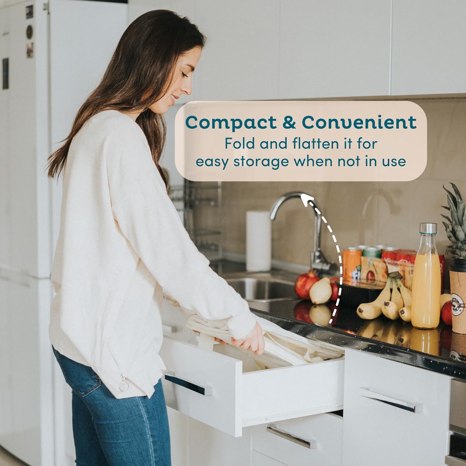 Nook Theory Bolsa de comestibles reutilizable aislada  a prueba de fugas, bolsa térmica grande aislada  Bolsas de compras aisladas para comestibles