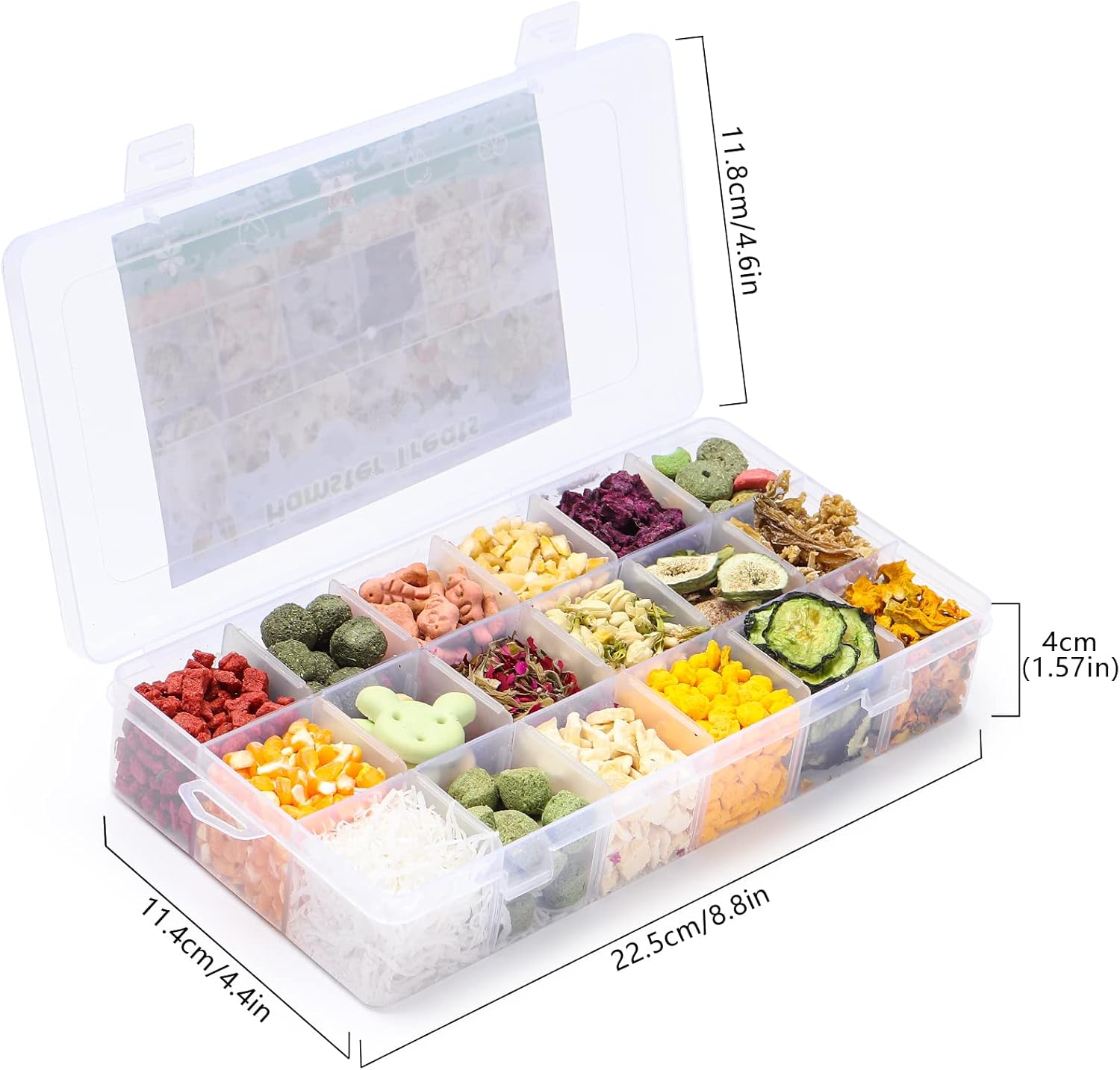 Juguetes de dentición de conejo, ropa de cama de jaula de hámster, decoración de nido de chinchilla, golosinas para la dentición (18-L)