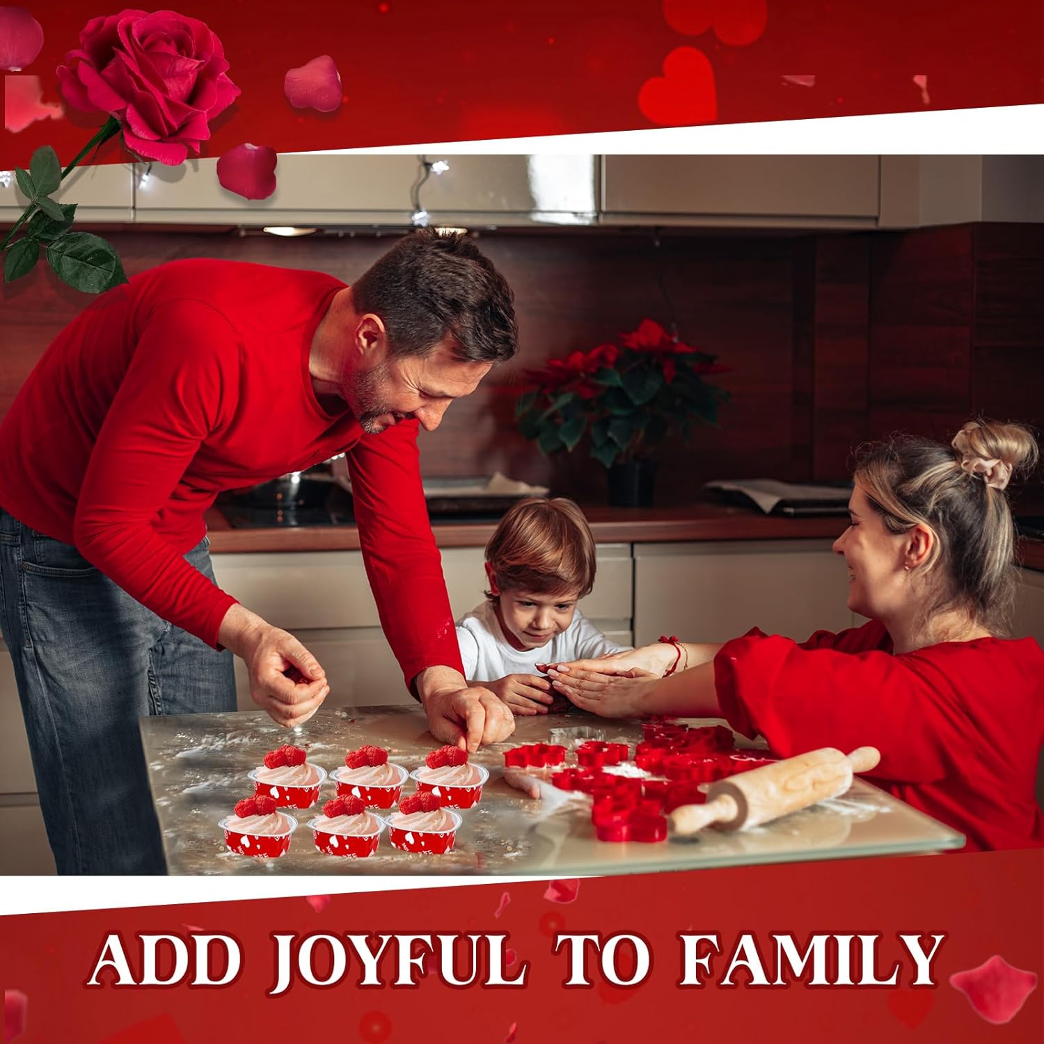 Juego de 100 moldes para pasteles en forma de corazón con tapas, mini moldes de papel de aluminio para tartas de 3.4 fl oz3.4 onzas, para el día de