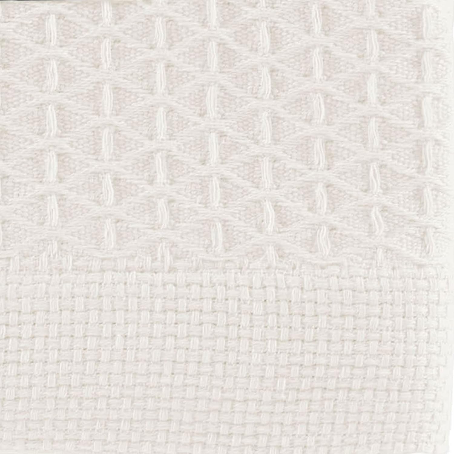 Nautica – Manta Queen, ropa de cama de algodón de peso medio, decoración del hogar para todas las estaciones (blanco baird, Queen)